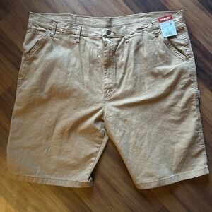 Wrangler  Five Star Men's Khaki Canvas Carpenter Shorts Size 46 - 11" Inseam NWT
